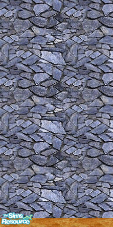 Sims 2 — Stony Wall with wood base by swmeek — This a wall i made with a stone and wood pattern from gimp.