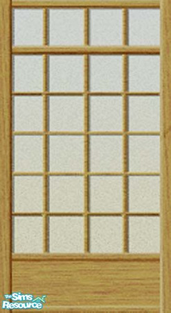 Sims 2 — Shoji Screen Wall Covering by sara_dippity — Adapted from The Sims Deluxe.