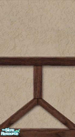 Sims 2 — Wokingham Wall Treatment by sara_dippity — Adapted from The Sims Deluxe.