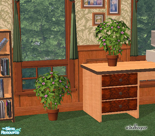 Sims 2 — Hydroponic house plant by Windkeeper — Hydroponic house plant - mesh file. You need this file for the recolors