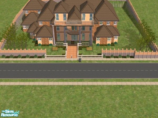 Sims 2 —  Ascott by Simslover730 — Here is a wonderful 2 bedroom(room for three) family home. With a large kitchen,