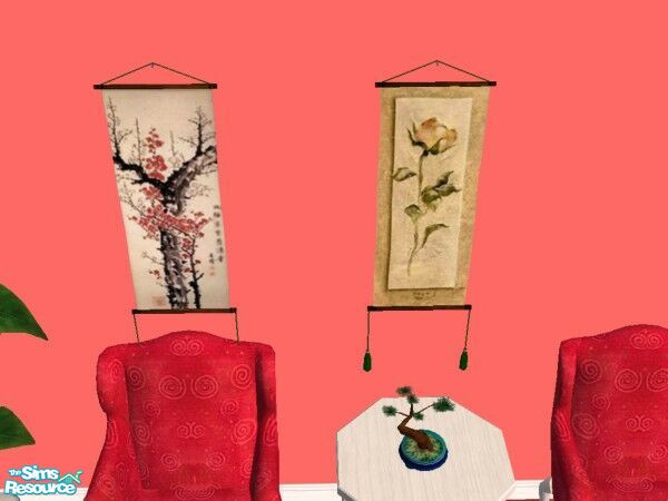Sims 2 — Winter Blossoms Reprint Set by Modfan by modfan — Reprint of the Winter Blossoms Panel. Please do not