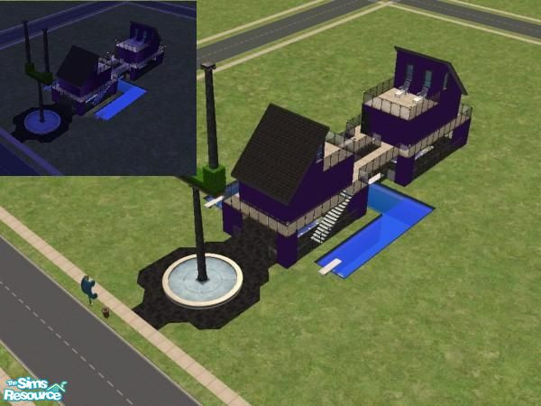 Sims 2 — Club Crystal by Roboty — The hottest place to be seen for the needy or wealthy sim of yours. Check with the