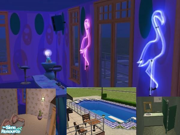 Sims 2 — Smalltown beach by Roboty — A warm little shack on a cool breezey beach near Smalltown, Simcity. The teens are