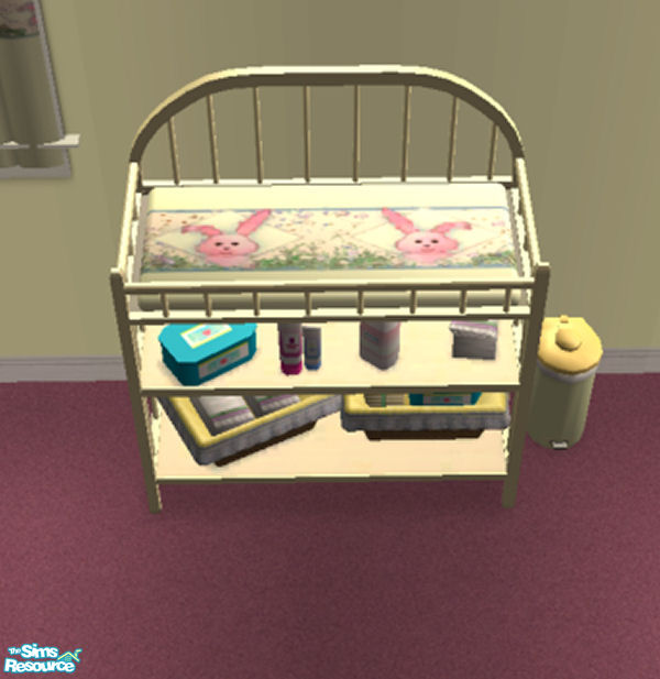 The Sims Resource Hopalong Nursery Changing Table