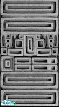 Sims 2 — Flee the Future Wall Treatment by sara_dippity — From The Sims Deluxe.