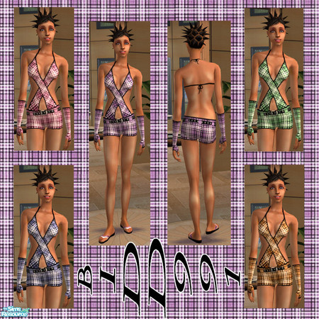 Sims 2 — Clubwear Set by bidd991 — A cute and sexy Clubwear Set for your Adult sims...feedback appreciated! 