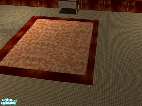 Sims 2 — Peach Desire Kitchen rug set by ead425 — 16 items, 1 wall, 1 floor: bar, bar stool, buffet table, counters,
