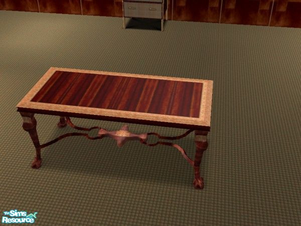 Sims 2 — Peach Desire Kitchen dining table by ead425 — 16 items, 1 wall, 1 floor: bar, bar stool, buffet table, counters,