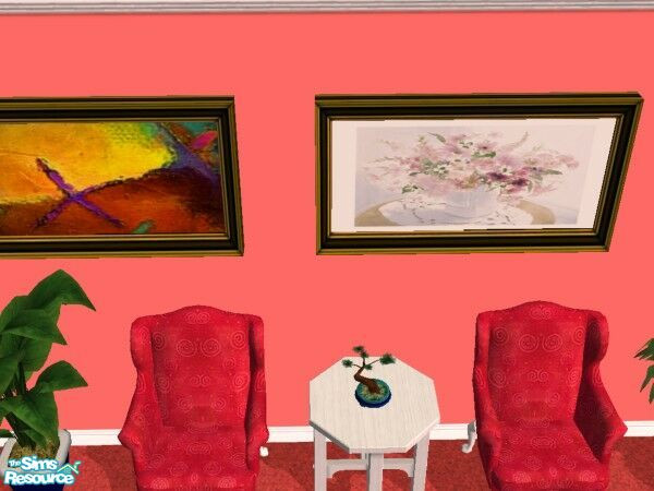Sims 2 — Fantasy Scape Reprints by Modfan by modfan — Reprint of the Fantasy Scape painting. - Please do not redistribute