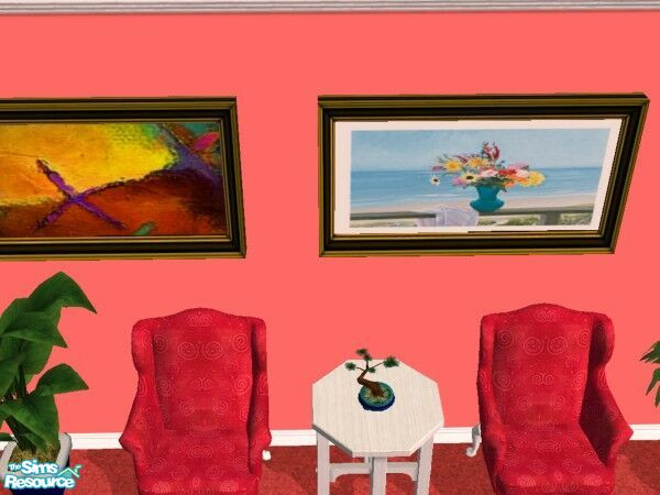 Sims 2 — Fantasy Scape Reprints by Modfan by modfan — Reprint of the Fantasy Scape painting. - Please do not redistribute