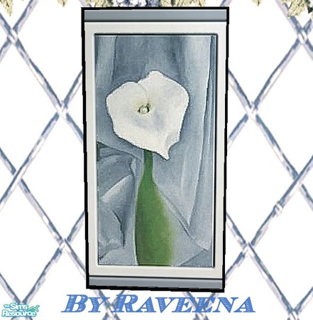 Sims 2 — Blue Garden Room Painting by Raveena — Part of the Blue Garden Room set.