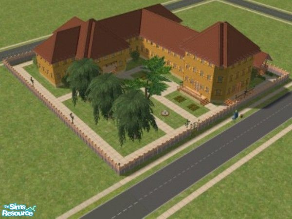 Sims 2 — Vimanmek Mansion (Competition) by Timin2101 — The world's largest golden teakwood mansion, located in Bangkok,