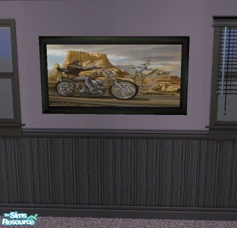 The Sims Resource | David Mann -- Ghost Rider (in black fram