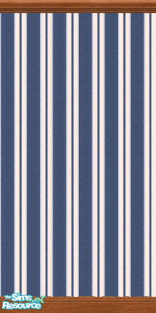 Sims 2 — Navy Pointe Stripe by Bayou_Babe — This is perfect for any navy themed room.