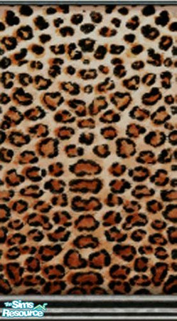 Sims 2 — Panthera Pardus Wall Treatment by sara_dippity — From The Sims Deluxe.
