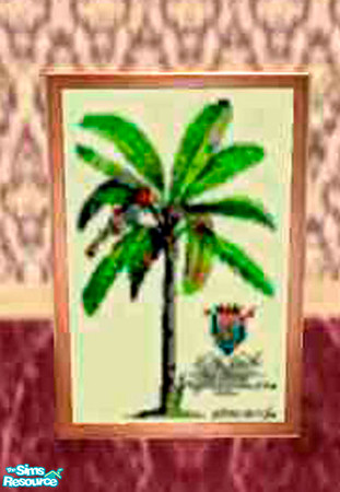 Sims 2 — jgk Royal Palm 4 by ljkane — Four pictures framed of the four different variants of the Royal Palm with crests