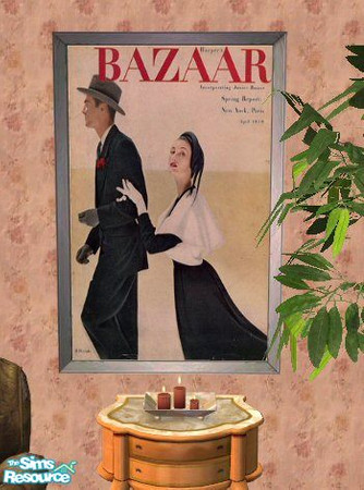 Sims 2 — Harper's Bazaar Magazine 2 by HChangeri — This is the cover of Harper's Bazaar Magazine's issue from April,