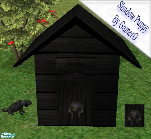 Sims 2 — Shadow The "Dog" by Gamerg — This is Shadow, he is a smart dog with a Heart of Gold, you will need The