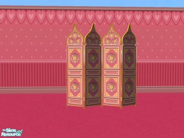 Sims 2 — Hot Tropic Fashion Cafe Screen by c_literati — A very feminine set for the fashionistas. Bonus: walls from Hot