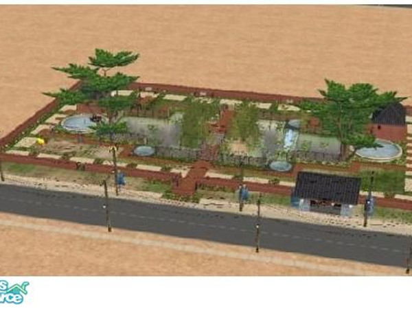 Sims 2 — Night&Day pleasure park by inzesky — Nice park even during nighttime