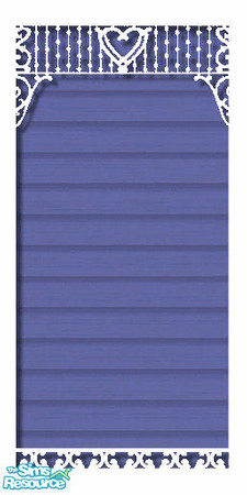 Sims 2 — Classic Victorian in "Bionic Blue" Panel by c_literati — TSRAA.