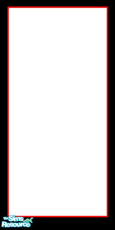 Sims 2 — Radical Wall Paneling by buntah — This is plain wall panel for my Radical Red Rec Room set. 