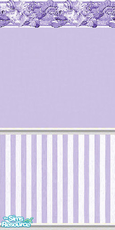Sims 2 — K8SSeaShellLavenderWLL13 by Kate139 — A set of 15 Walls and 4 Floors. Painted and Papered Walls with Sea Coral