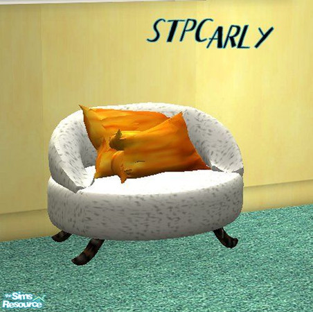 Sims 2 — Summer Living Chair w/Sunshine by STP Carly — Bring the summer indoors with these fun colored furnishings.