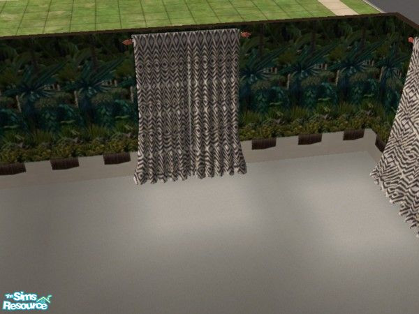 Sims 2 — Madagascar Marty Curtain Panels by ead425 — thanks to Dreamworks: 12 items (wall with Alex Bedroom): bed,