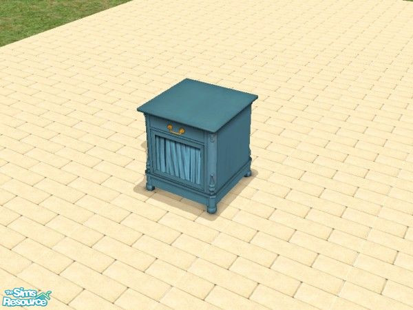 Sims 2 — 21 Country Comfort Corner Tables by dddrake — By request, the table and the cloth drape coordinated with my
