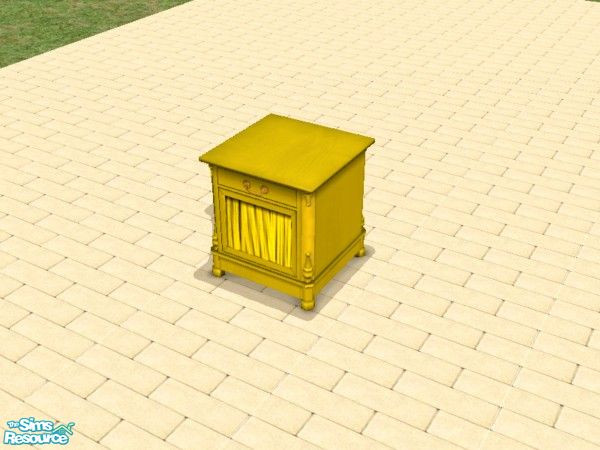 Sims 2 — 21 Country Comfort Corner Tables by dddrake — By request, the table and the cloth drape coordinated with my
