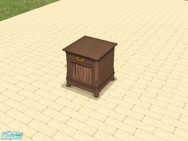 Sims 2 — 21 Country Comfort Corner Tables by dddrake — By request, the table and the cloth drape coordinated with my