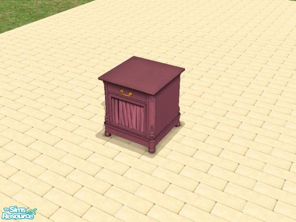 Sims 2 — 21 Country Comfort Corner Tables by dddrake — By request, the table and the cloth drape coordinated with my