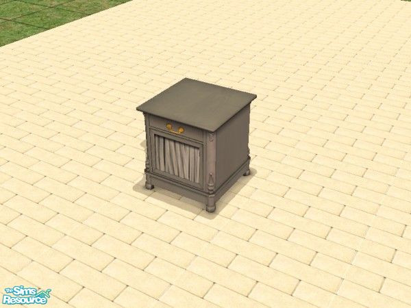 Sims 2 — 21 Country Comfort Corner Tables by dddrake — By request, the table and the cloth drape coordinated with my