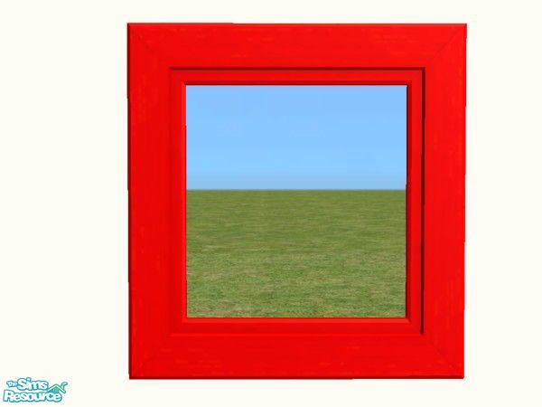 Sims 2 — Red Hot Red Mirror by NightRowan — An extremely red starter set for you poor sims. TSRAA Submission