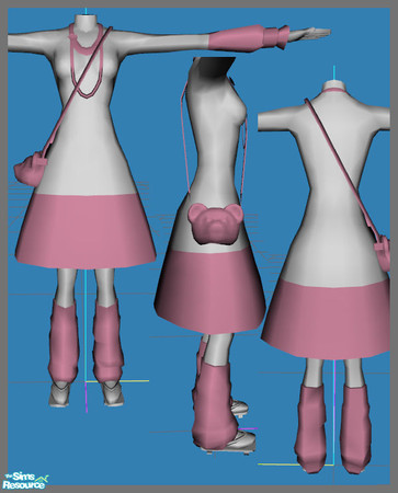 Sims 2 — Vivid - Tokios Mesh by simal10 — Highly alpha editable mesh :) All recolors are welcome. If you\'ll struggle