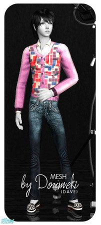 Sims 2 — Suit for Golf - Mesh Simguys Tb Suitforgolf by doumeki — 