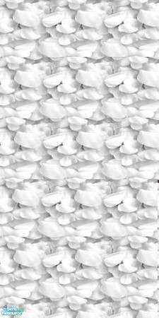 Sims 2 — white blossom 1 wall by jasmine63 — white blossom 1 wall