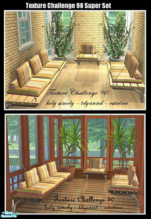 Sims 2 — TC 90 Seaview Recolor SuperSet by tdyannd — Two recolors of a Holy Simoly mesh with textures provided to the TC