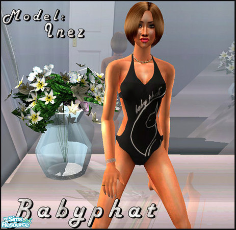 Sims 2 — Baby Phat Swim Suit by Tenderhrt — Going on vacation? Maybe just to the pool, in any case your Sim will be