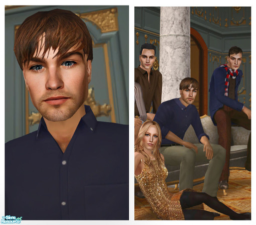Sims 2 — Chace Crawford as Nate Archibald by Jirka — Chace Crawford as Nate Archibald from Gossip Girl