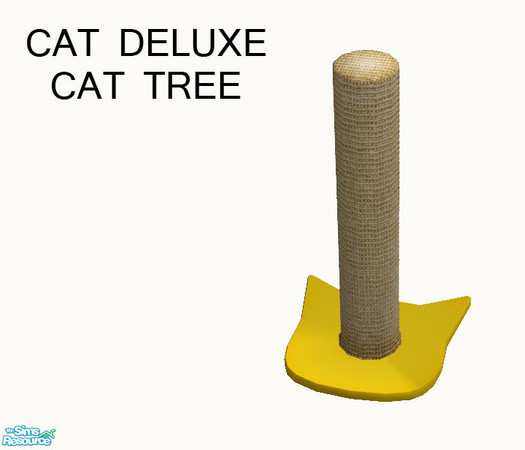 Sims 2 — Cat Deluxe - Yellow Pole by linegud — A set of recolors to fit almost every home....