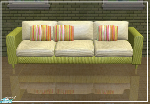 Sims 2 — TC 90 Fidelity Recolor Couch by tdyannd — 