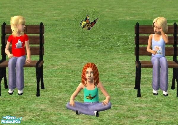 Sims 2 — Childrens Ts. by qvisn — 3 new tops for girls. by qvisn.