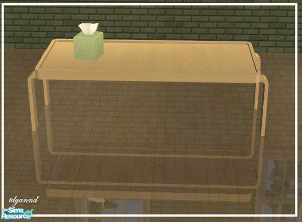 Sims 2 — TC 90 Fidelity Recolor Coffee Table Light by tdyannd — Lighter version of the TC 90 Fidelity Recolor coffee