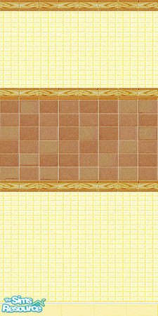 Sims 2 — E&B Bath Tiles-Banana Yellow by oldmember_silver_sim — This wall comes with 2 matching floor tiles.Enjoy!