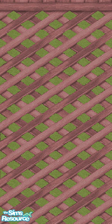 Sims 2 — Redwood Lattice by TSR Archive —  This is a recolor of SimThumb's work. Made by Request for Izazu.