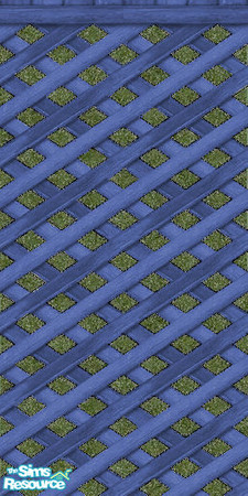 Sims 2 — Blue Lattice by TSR Archive —  This is a recolor of SimThumb's work. Made by Request for Izazu.