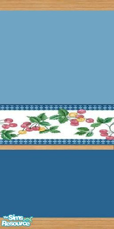 Sims 2 — Cherries Border by sxylissy83 — I haven't made wall and floor designs forever so I hope you like these--perfect